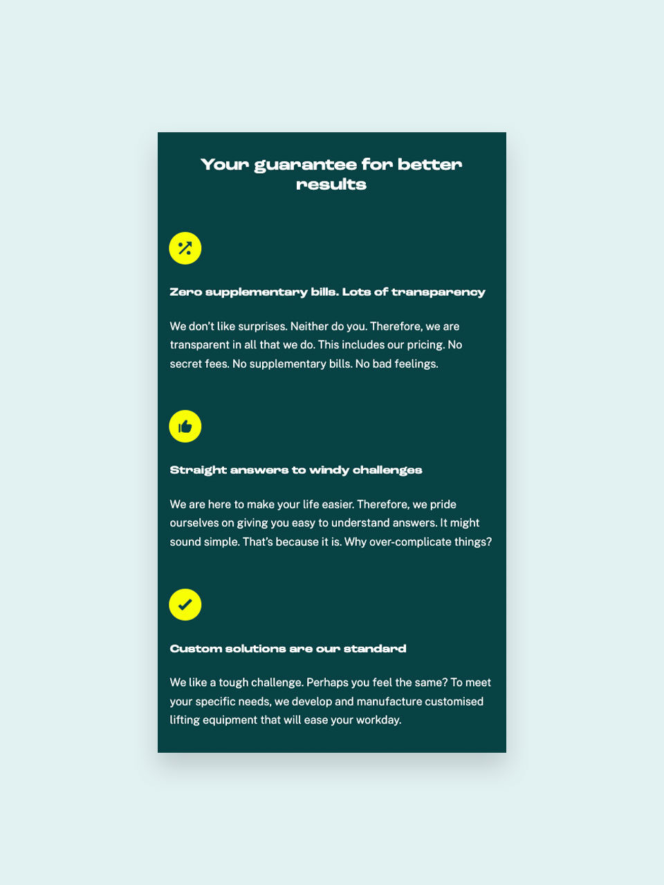 Mobilvisning af ALVAC website