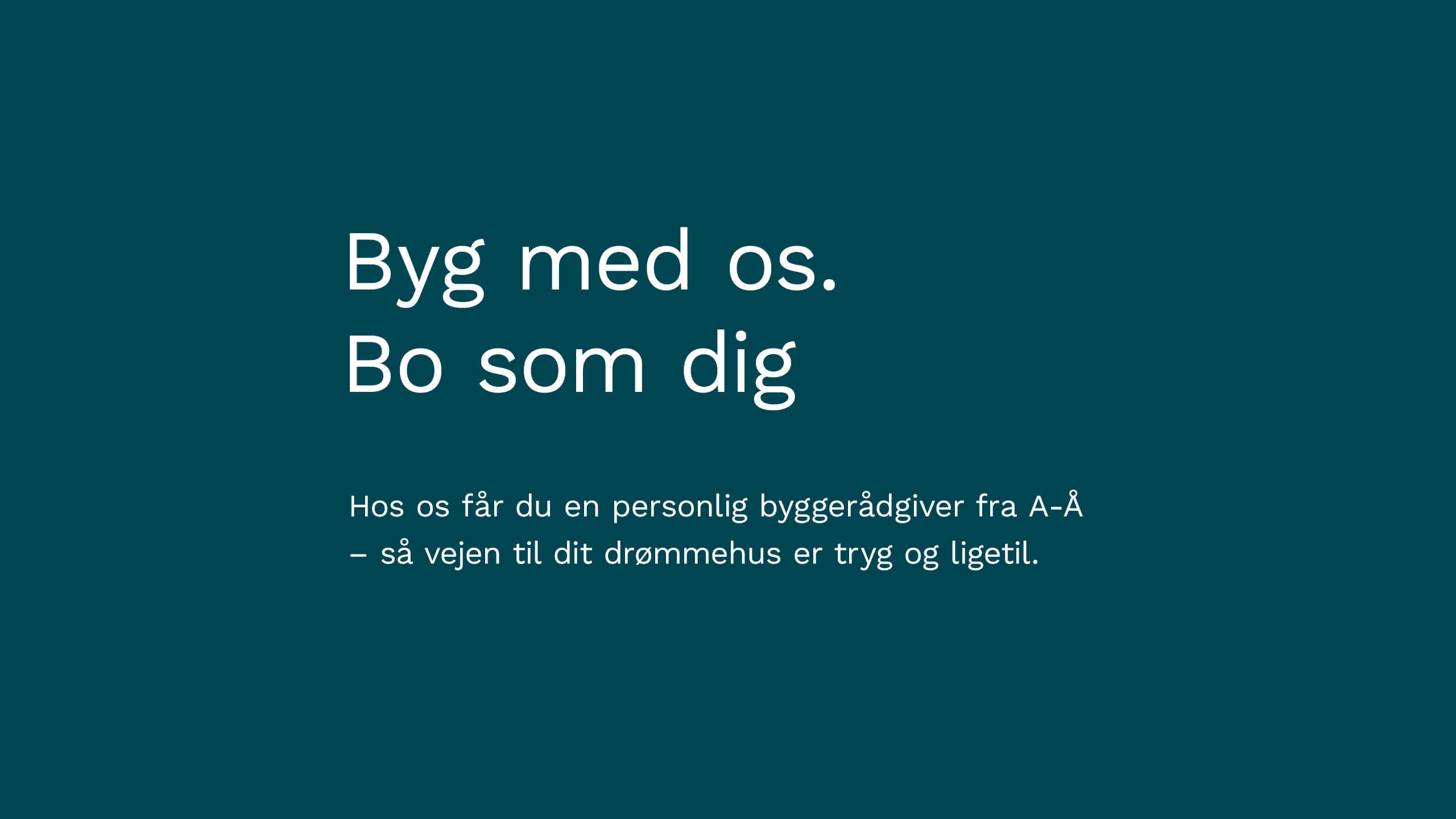 Tekst med Milton Huses nye brand promise