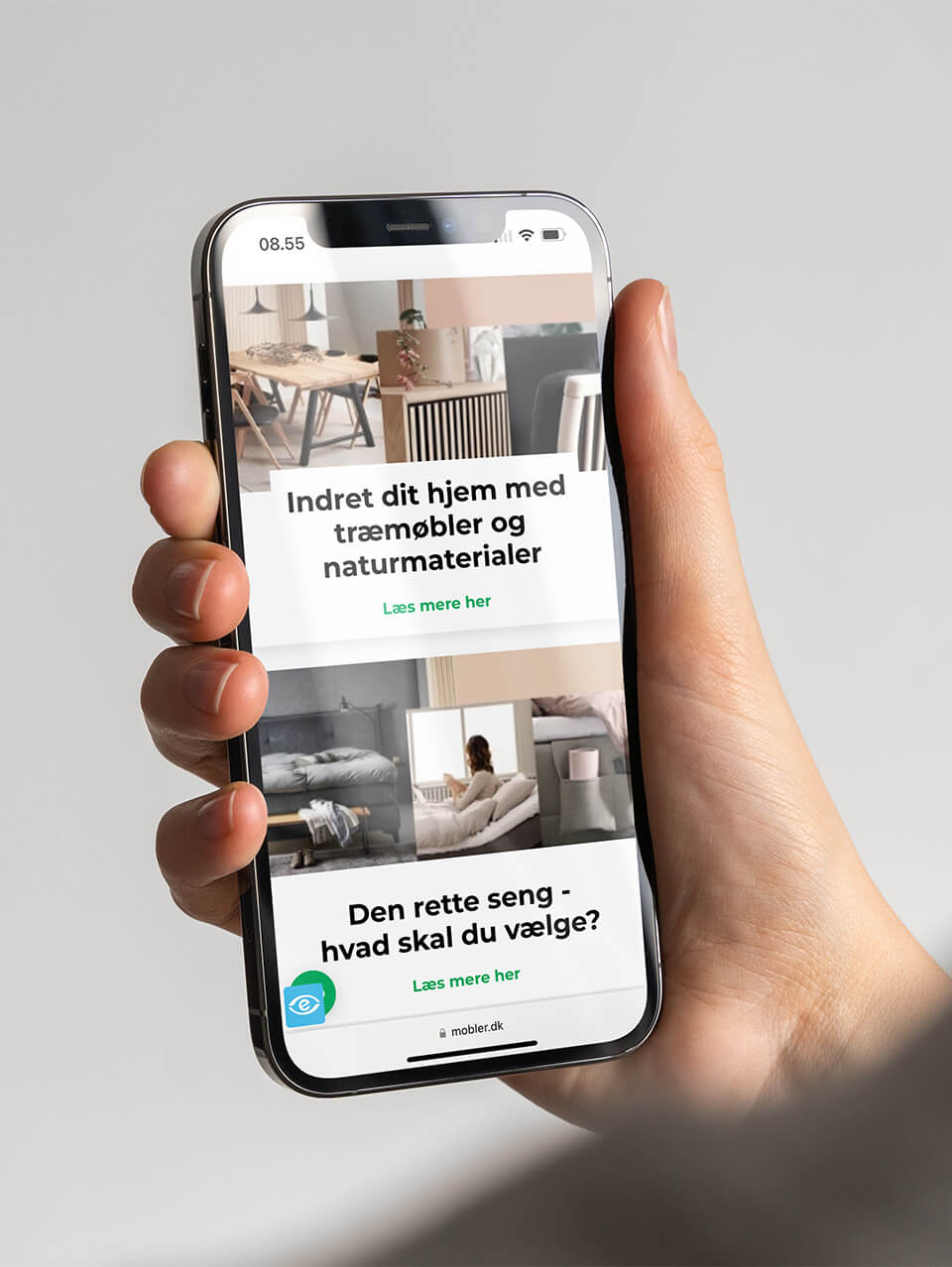 Mobilvisning af Møblér artikler