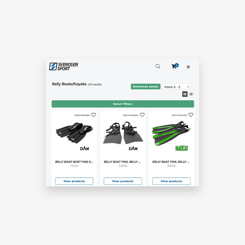 Svendsen Sport har fået ny B2B-webshop med smarte salgsværktøjer