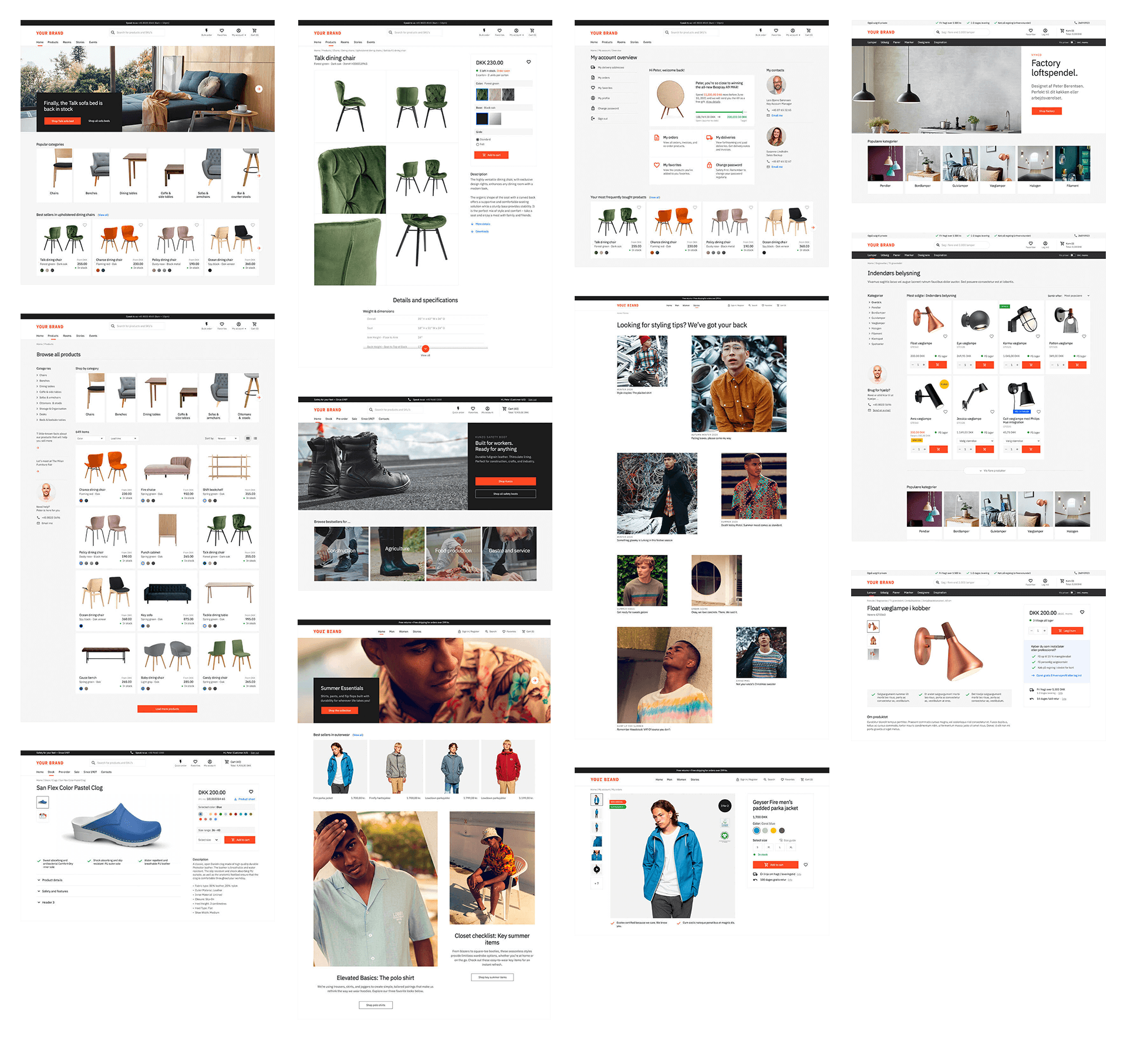 B2B e-commerce designsystem