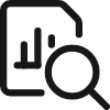 streamlinehq-data-file-bars-search-business-products-100